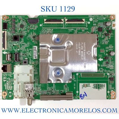 MAIN PARA TV LG NANOCEL LED 4K SMART / NUMERO DE PARTE EBU66418802 / EAX69462206(1.0) / NUMERO DE PANEL NC430TQG-ABKP1 / DISPLAY HV430QUB-F1D / MODELO 43NANO75UPA.BUSFLJM / 43NANO75UPA